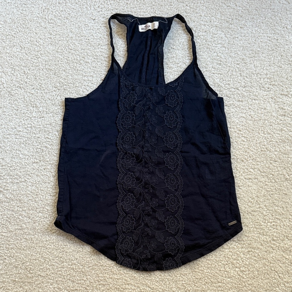 Hollister sheer tank top
